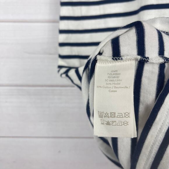 Boden Women's Imogen Jersey Striped Modal Cotton‎ Dress Size 8P - Picture 6 of 7